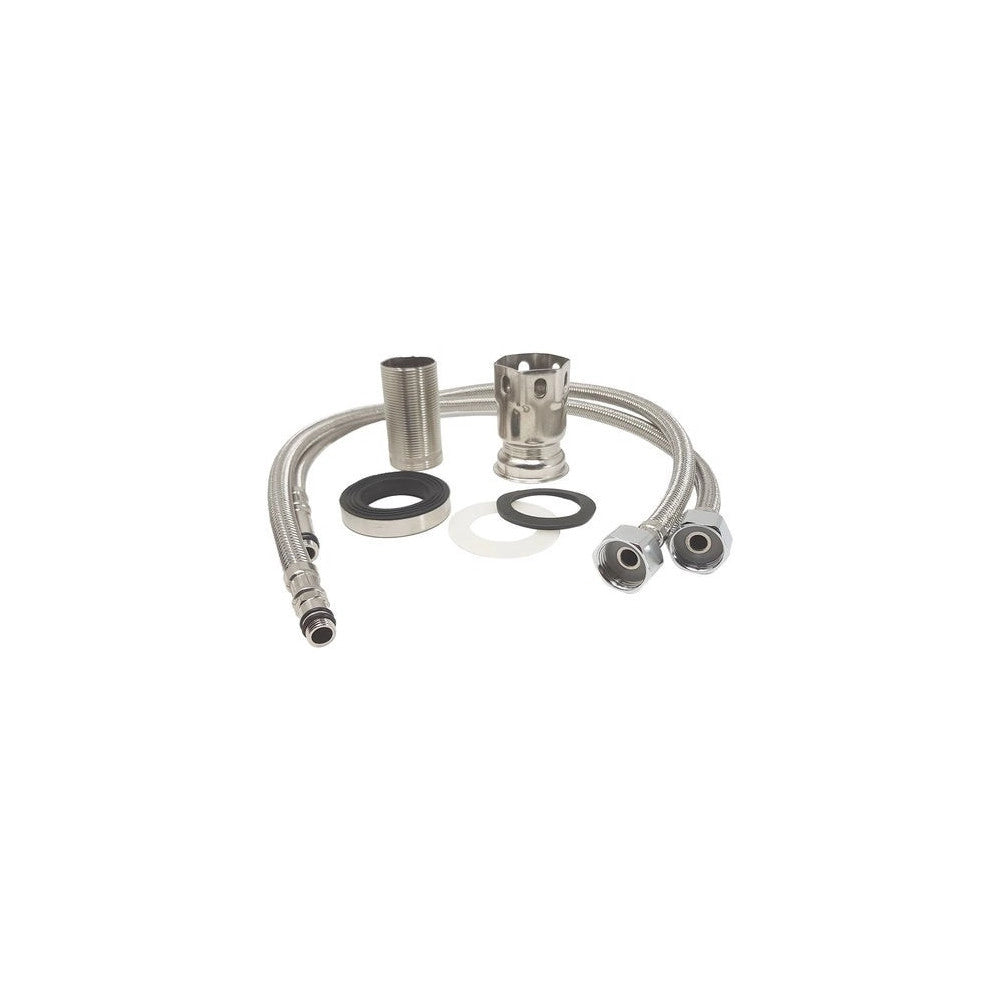 Trade Shop - Kit Universale Montaggio Rubinetti Su Vetroresina Per Monocomando Miscelatore -