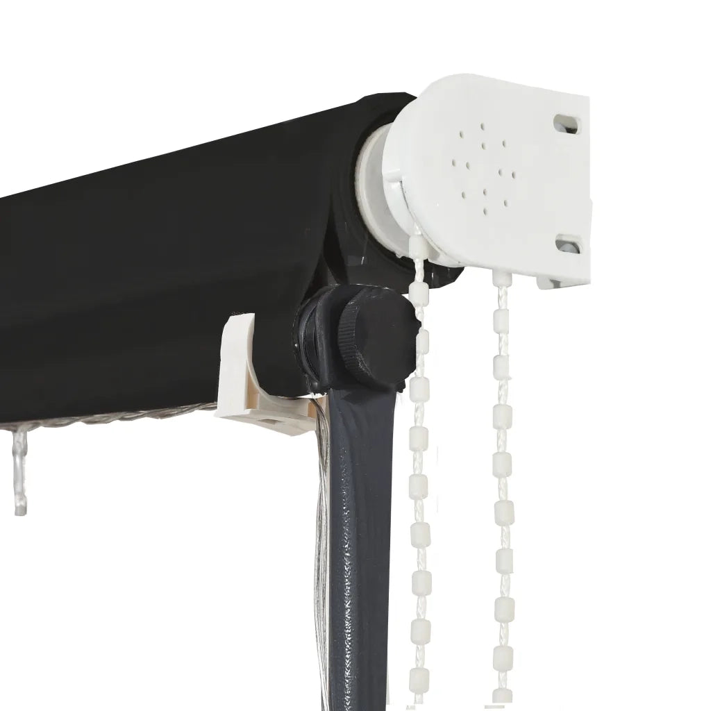 Tenda da Sole Retrattile con LED-Tenda parasole per Patio 350x150 cm Antracite