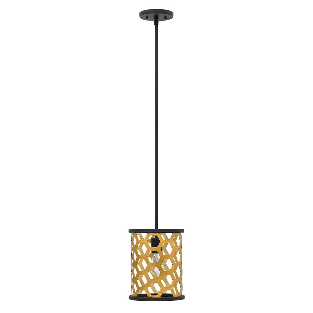 Lampada a sospensione Hinkley Felix oro caldo E27 Ø20cm