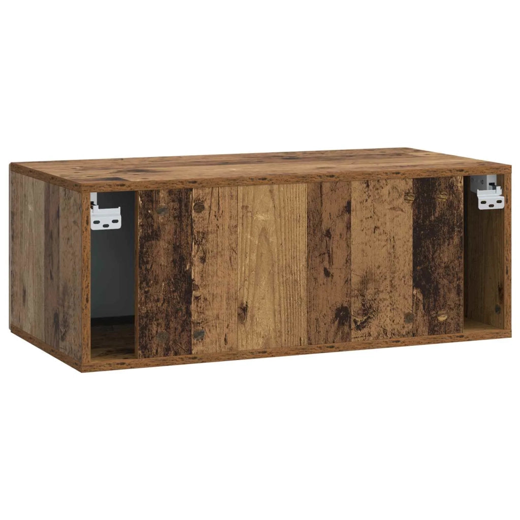 Mobile TV da Muro | Armadietto TV | Mobile Porta TV 78,5 x 41 x 30 cm Legno antico