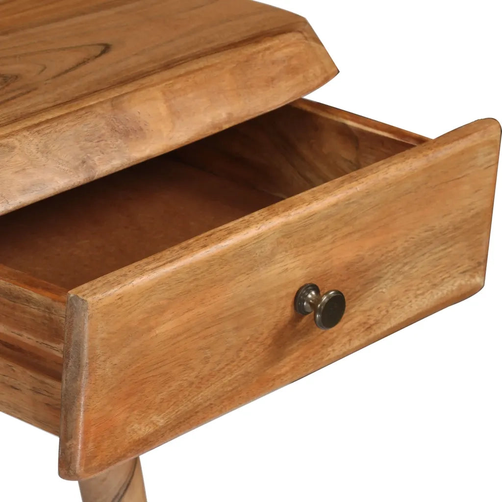 Scrivania | Scrittoio in Legno Massello di Acacia 110x50x76 cm