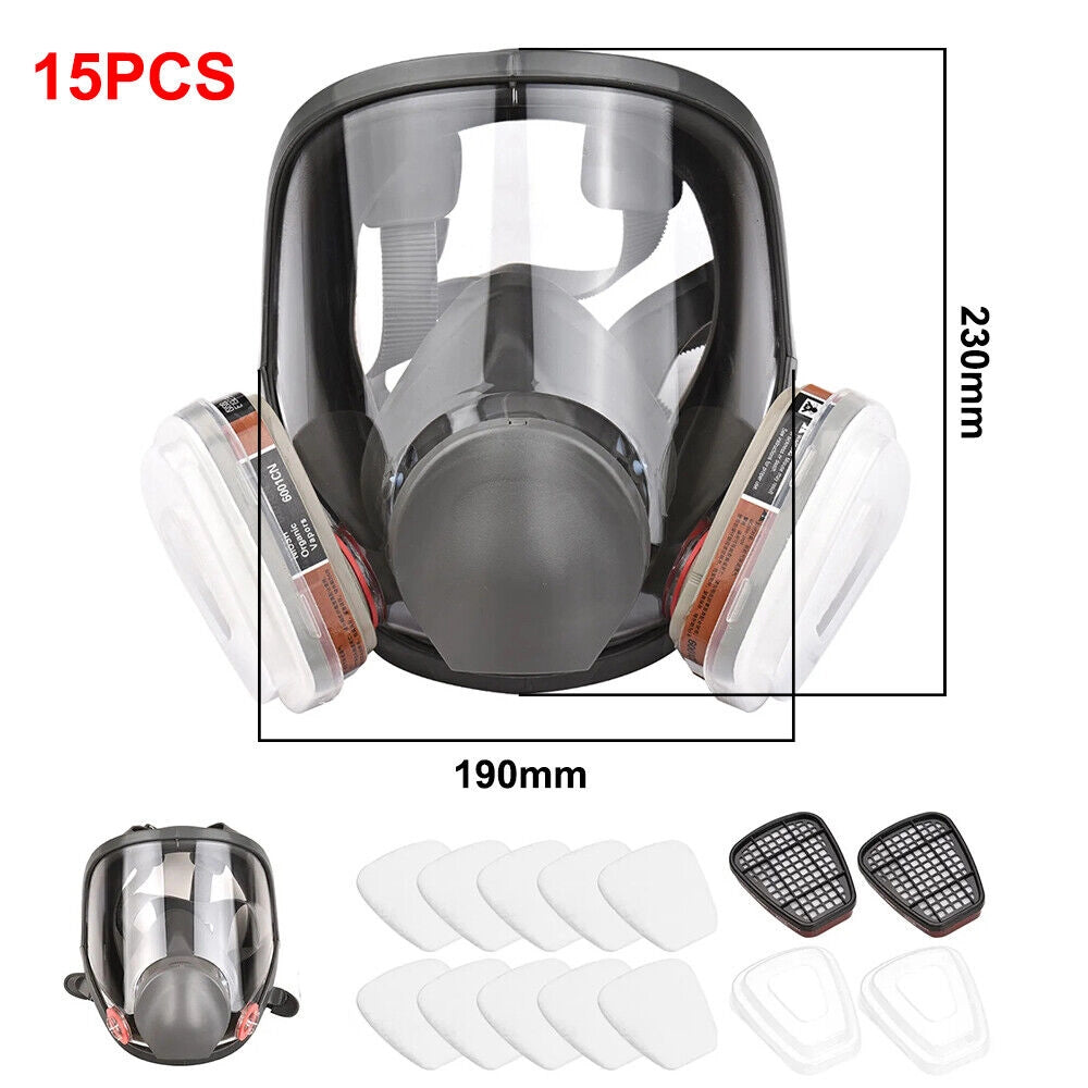 Maschera antigas completa 15-in-1 ¨C zephmum ¨C Protezione da vapori chimici e schizzi di vernice