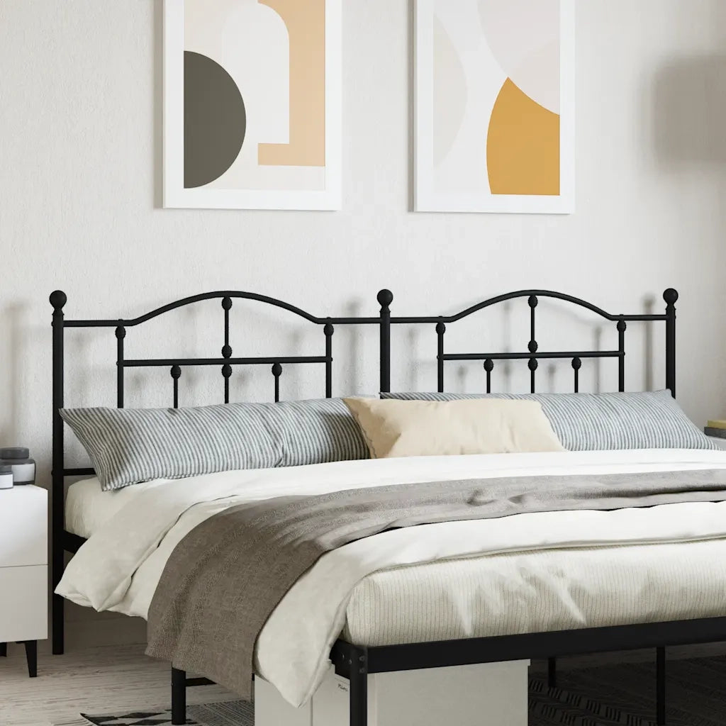 Testiera di Ricambio in Metallo Nero 200 cm 353477