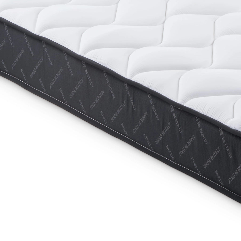 Materasso 200x200 cm in Memory Foam, Doppio Comfort H2/H3, H16 cm Rivestimento Sfoderabile, 7 Zone, 100% Made in Italy
