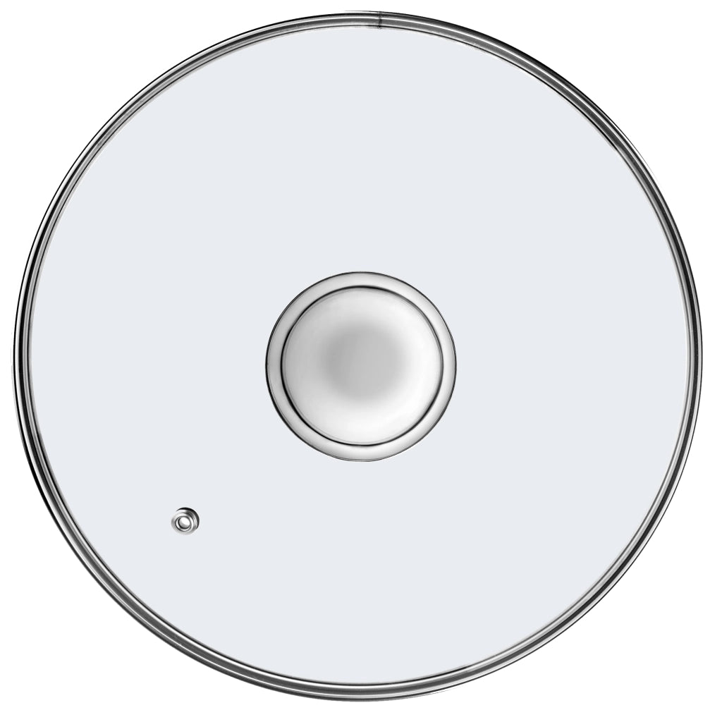 Coperchio in vetro KADAX da 22 cm, universale, resistente al calore, per pentole e padelle.