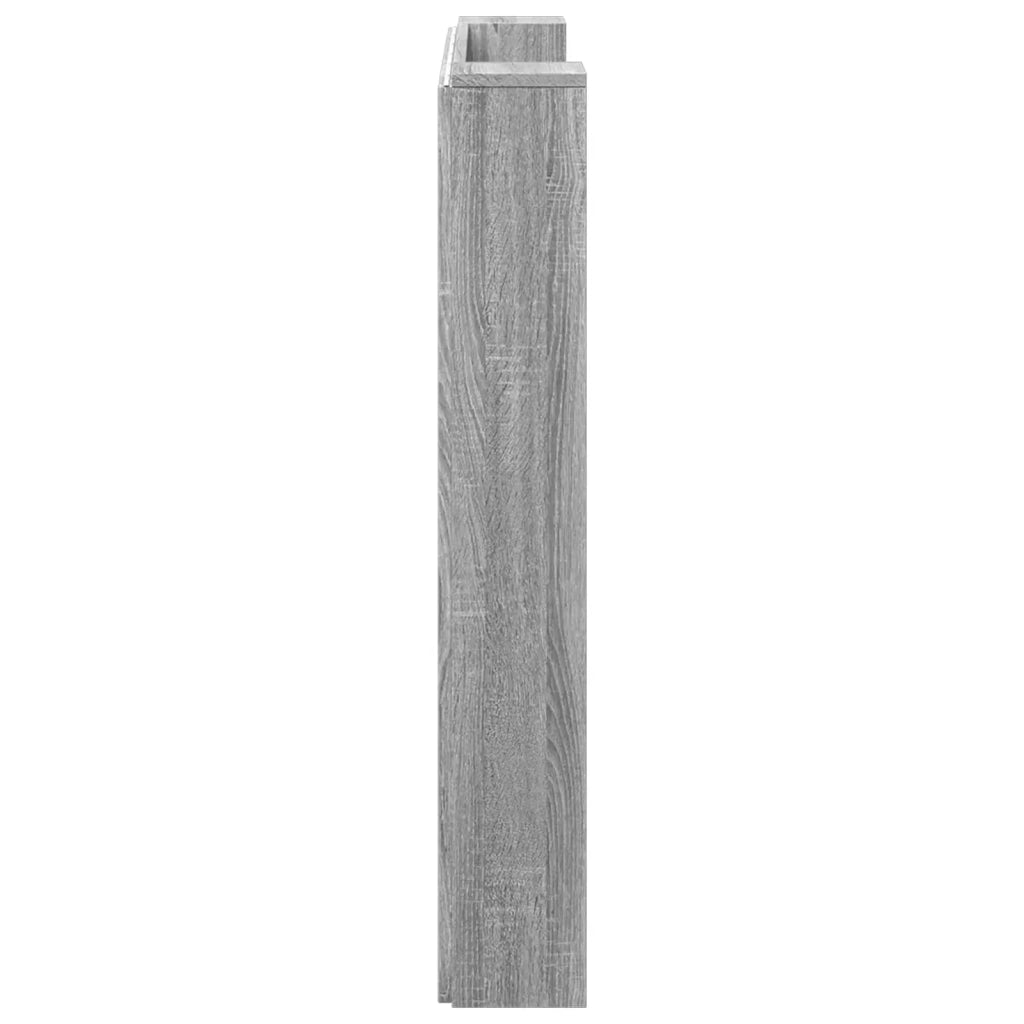 Testiera | Testata Grigio Sonoma 120 x 16,5 x 103,5 cm Legno multistrato