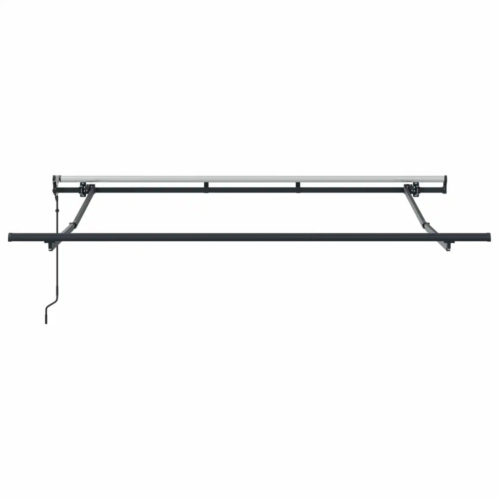 Tenda Retrattile Marrone 350 x 200 cm Tessuto 3329678