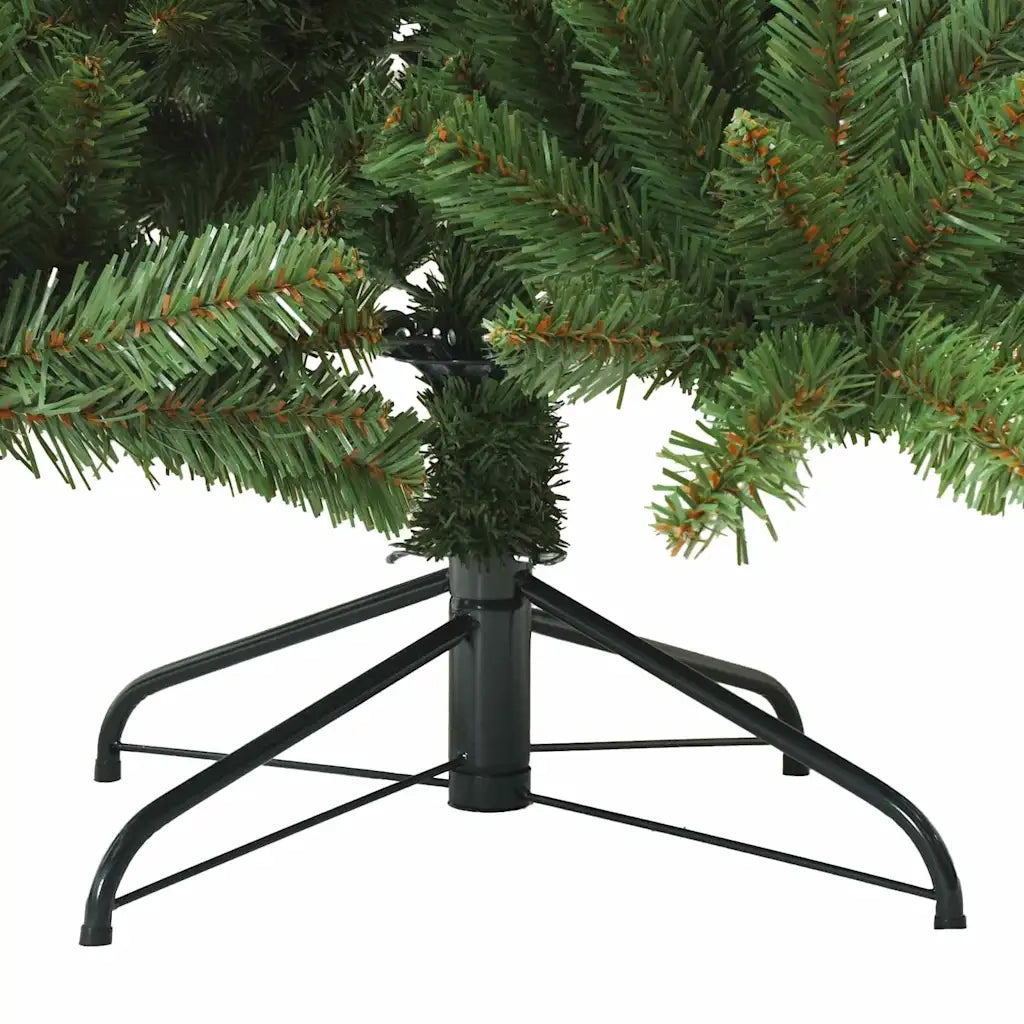 Albero di Natale Artificiale con Rami Pieghevoli Verde 180 cm 42019323