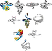 Decine di set di anelli da infilare per cucire e ricamare - accessori per cucire velocemente - anelli per dita per donne - regali per madri e nonne
