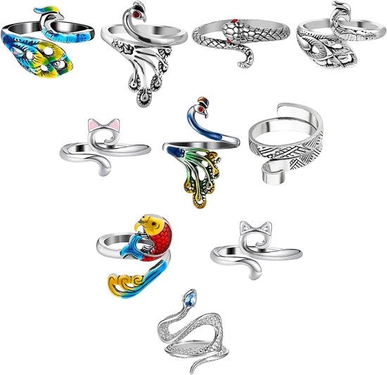 Decine di set di anelli da infilare per cucire e ricamare - accessori per cucire velocemente - anelli per dita per donne - regali per madri e nonne