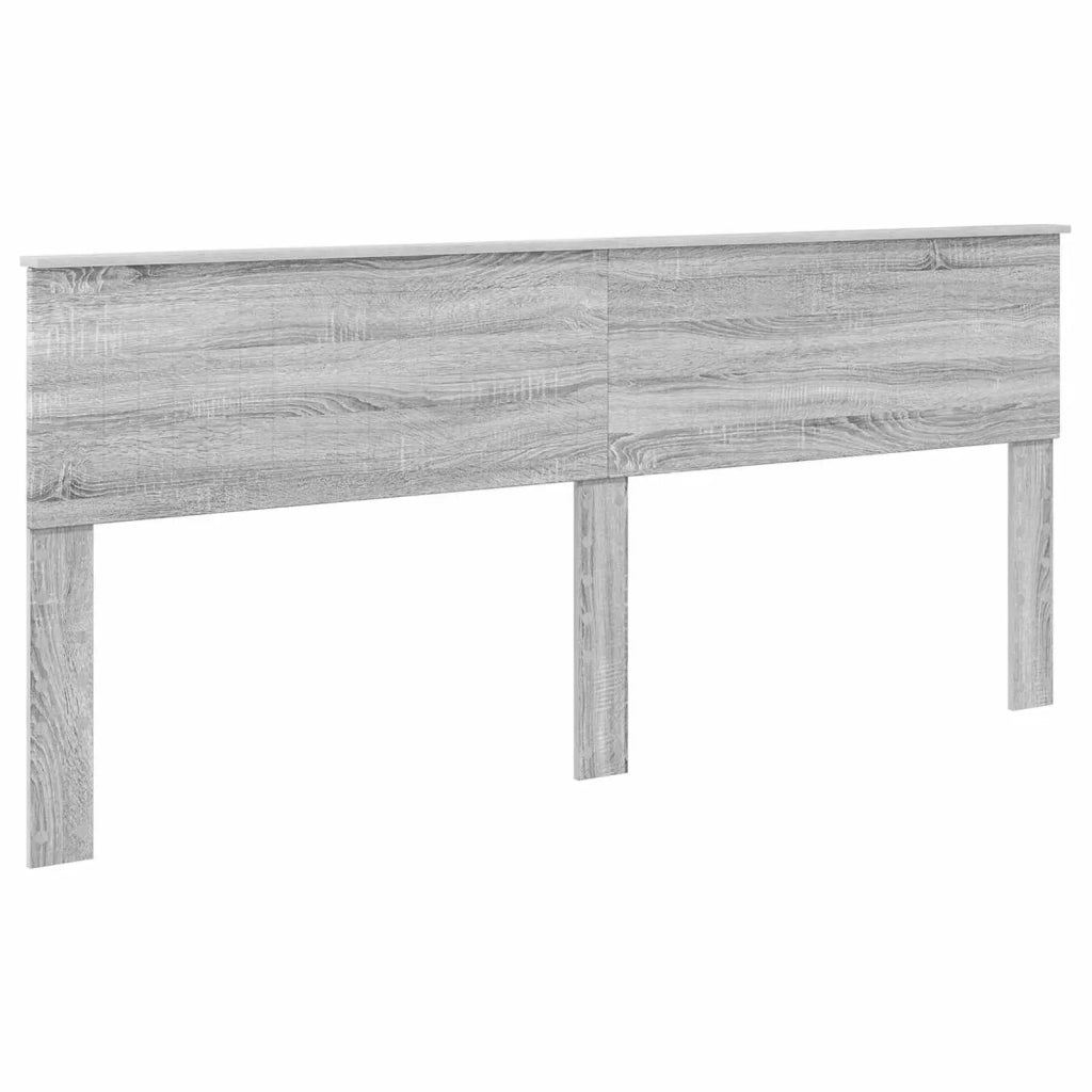 Struttura del letto Grigio Sonoma 200 x 200 cm Pino massello