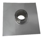 Canna fumaria parete doppia coibentata inox piastra tronchetto passante   dn 300/350
