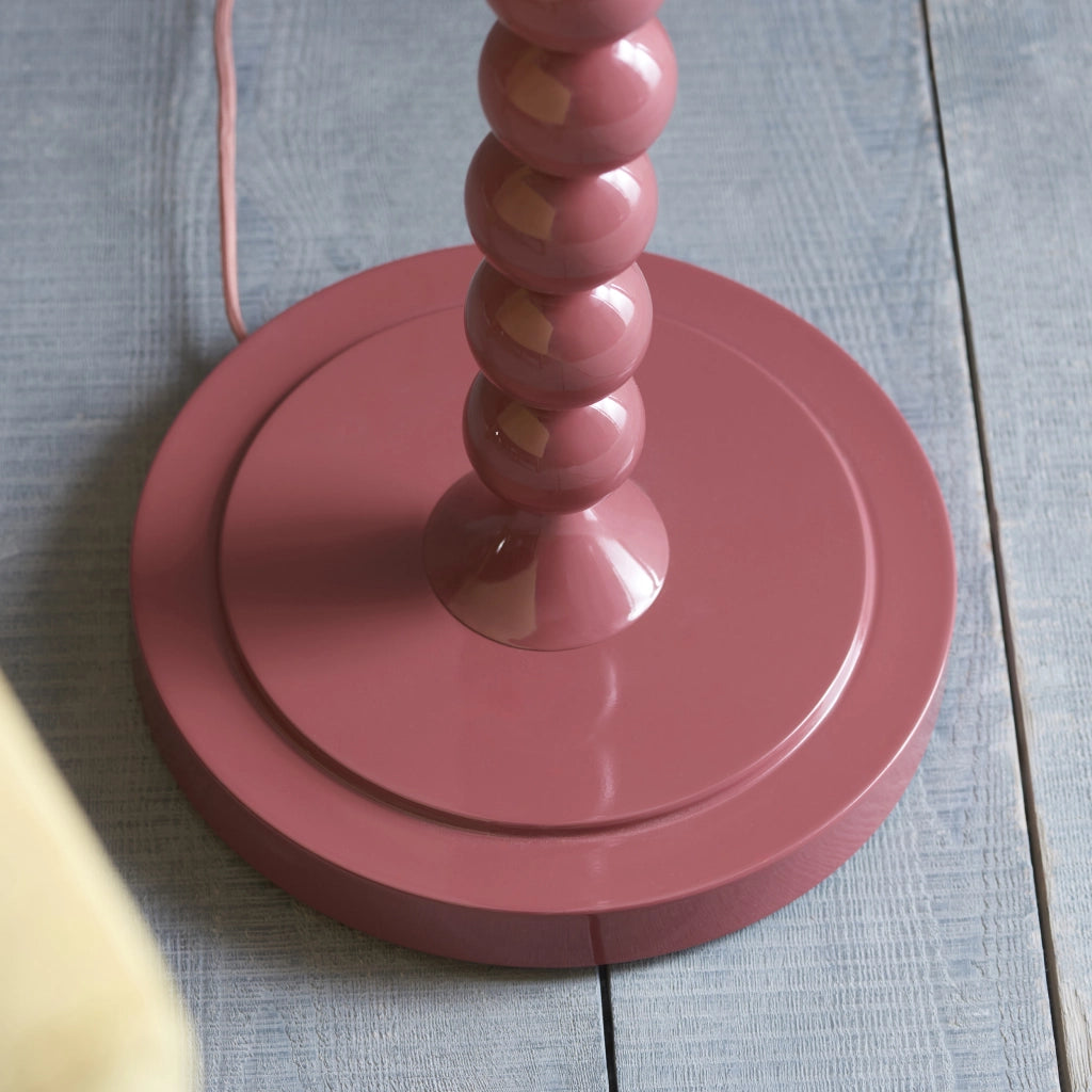 Base lampada terra rosa lucida sfere E27 Endon Higgledy