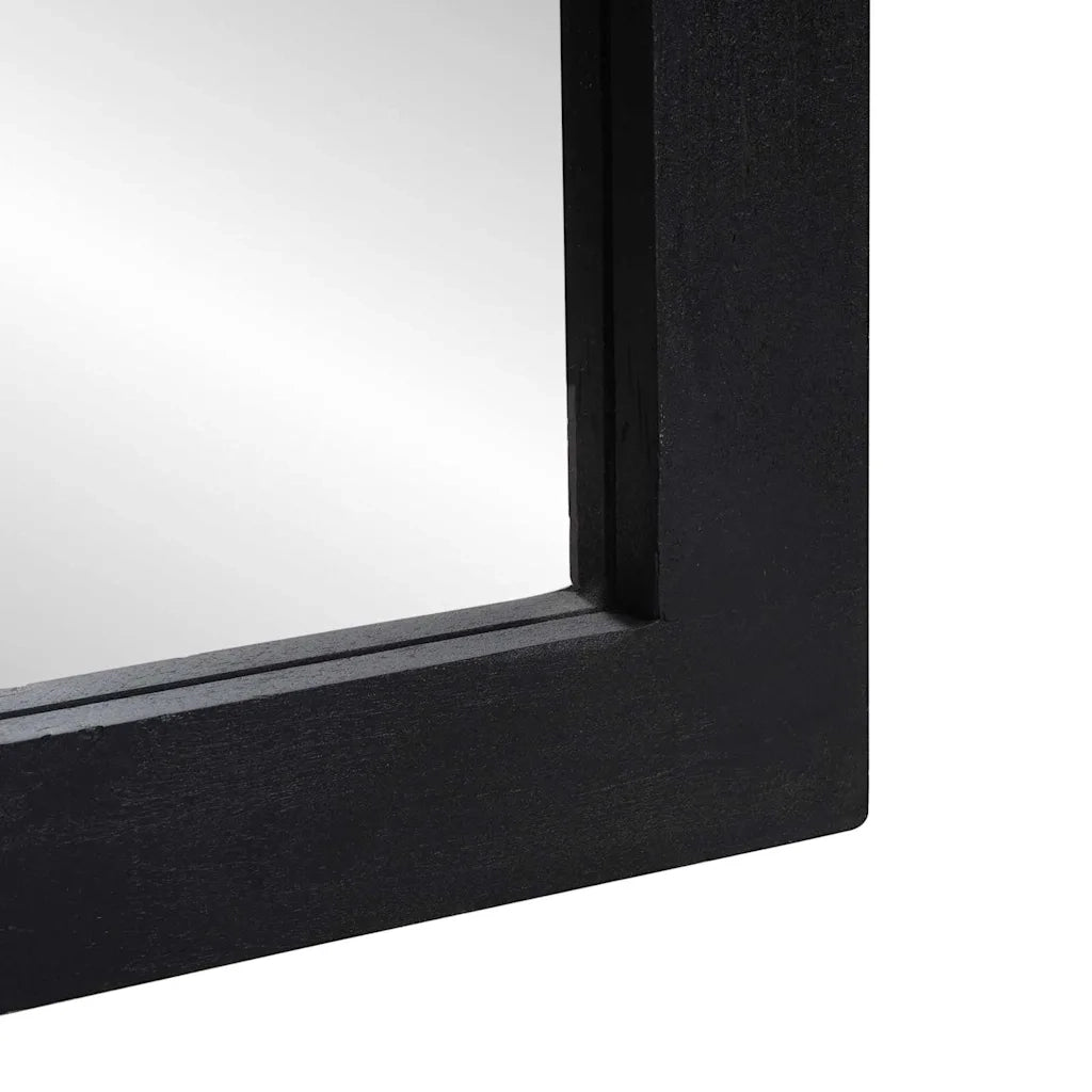 Specchio da Bagno | Specchio decorativo con specchio Nero e Argento 70 x 50 x 2,5 cm