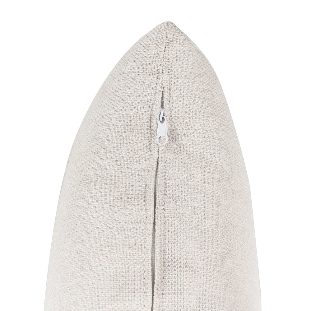 Divano angolare sinistro in tessuto Beige Tessuto Gambe in metallo 3 posti Stile minimalista