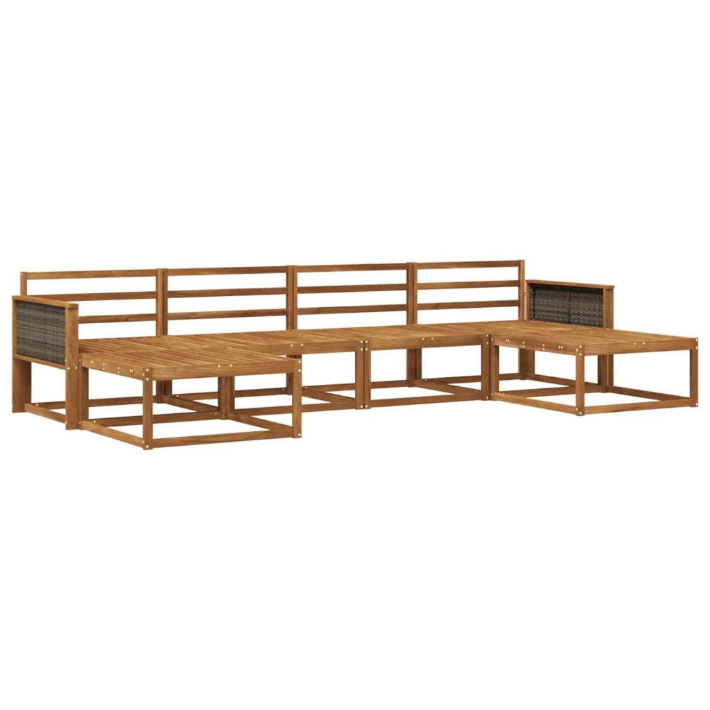Set di divani da esterno 6 pcs Naturale 3382777