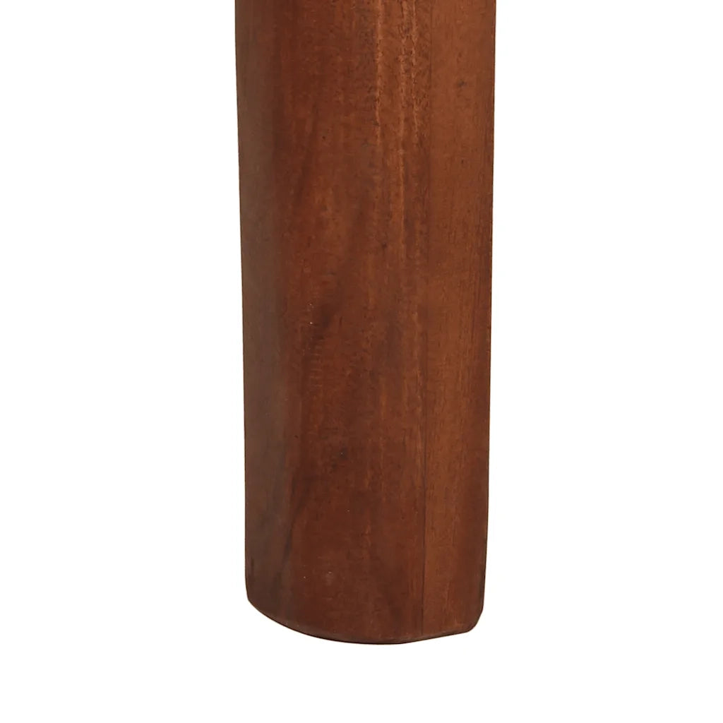 Tavolo da Bar 60x60x107 cm in Legno Massello di Acacia