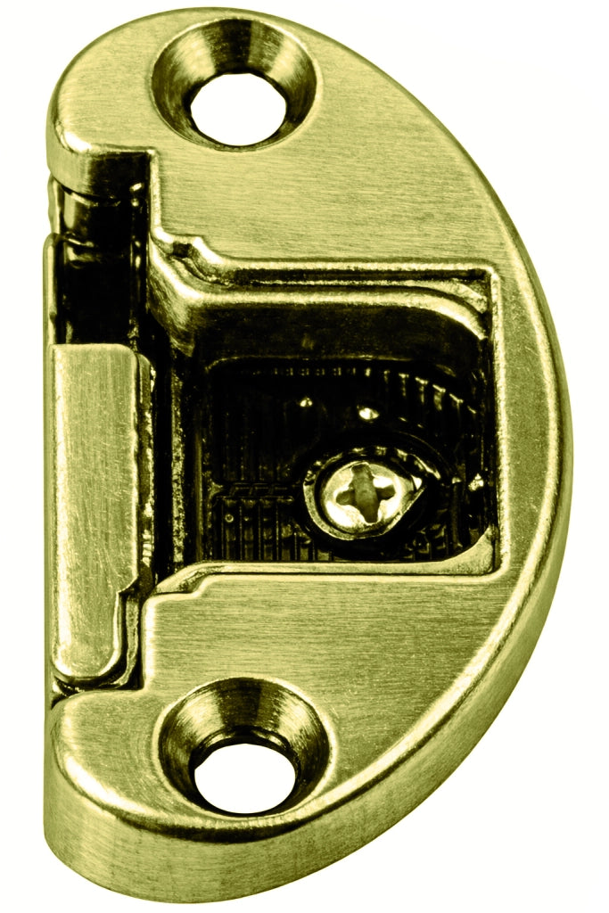 BASETTA PER CERNIERE PER MOBILI mm. 51,65x22,6 Col. Ottone 10.00 pz