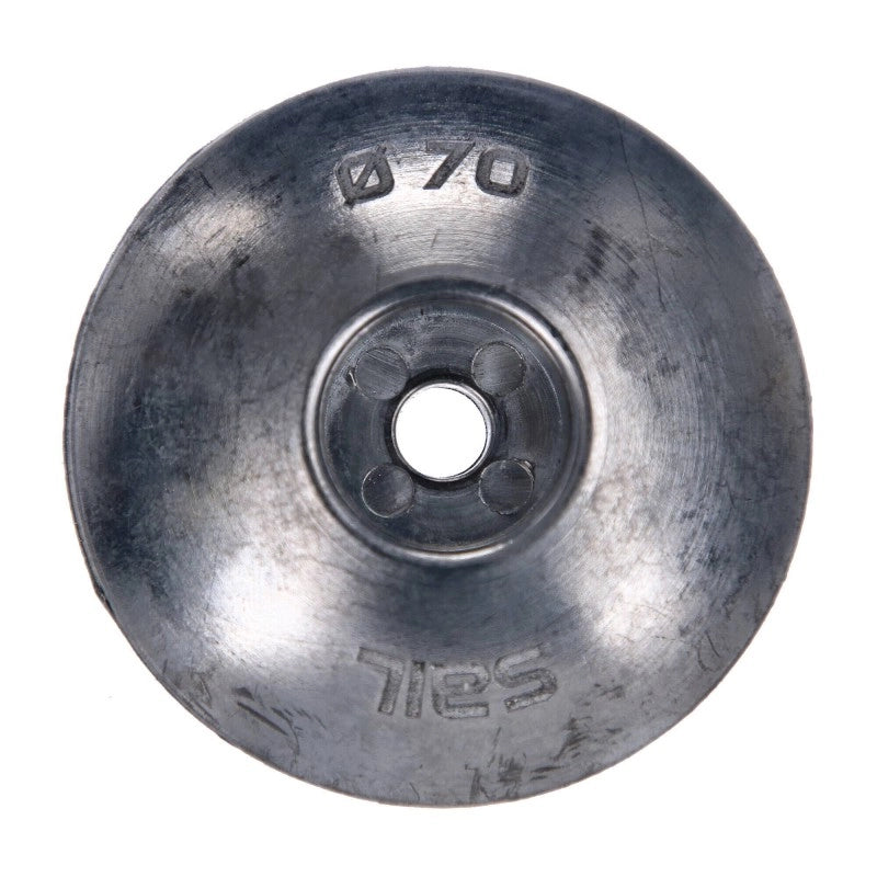 ANODO TONDO Ø MM.50 IN ZINCO ZINC ANODE ROUND FLANGE Ø 50 MM