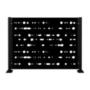 Ringhiera DEKOPLAST rettangolare mod. MATRIX-H Colre: Nero