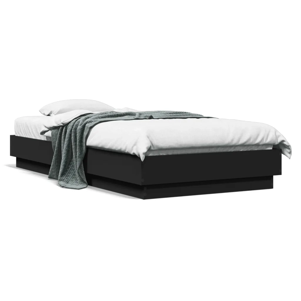 Giroletto con LED Nero 75x190 cm 839547