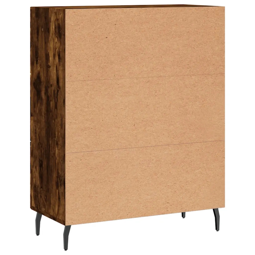 Credenza-Buffet-Armadio da cucina Rovere Fumo 69,5x34x90 cm in Legno Multistrato 186908