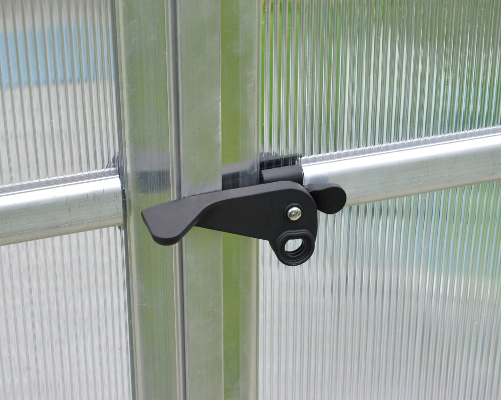 Canopia Bella Doppio Strato Serra Da Giardino in Policarbonato 844X244X219 cm Argento