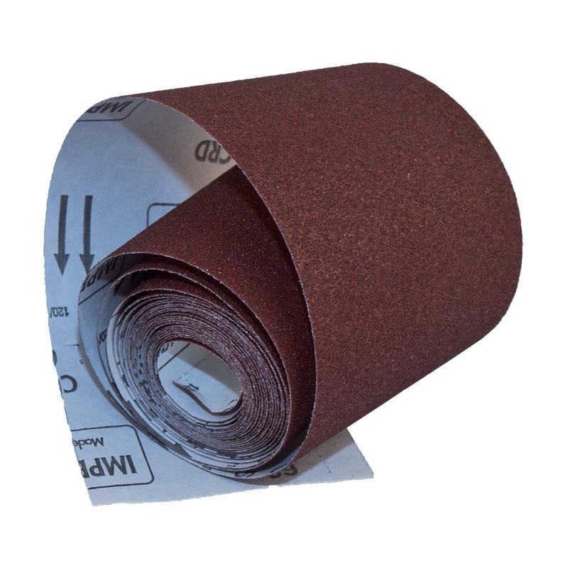 CARTA ABRASIVA 'CRD' Grana 100 - rotolo mm 115x100 mt - 100 metrilineari- IMPERIAL ABRASIVI
