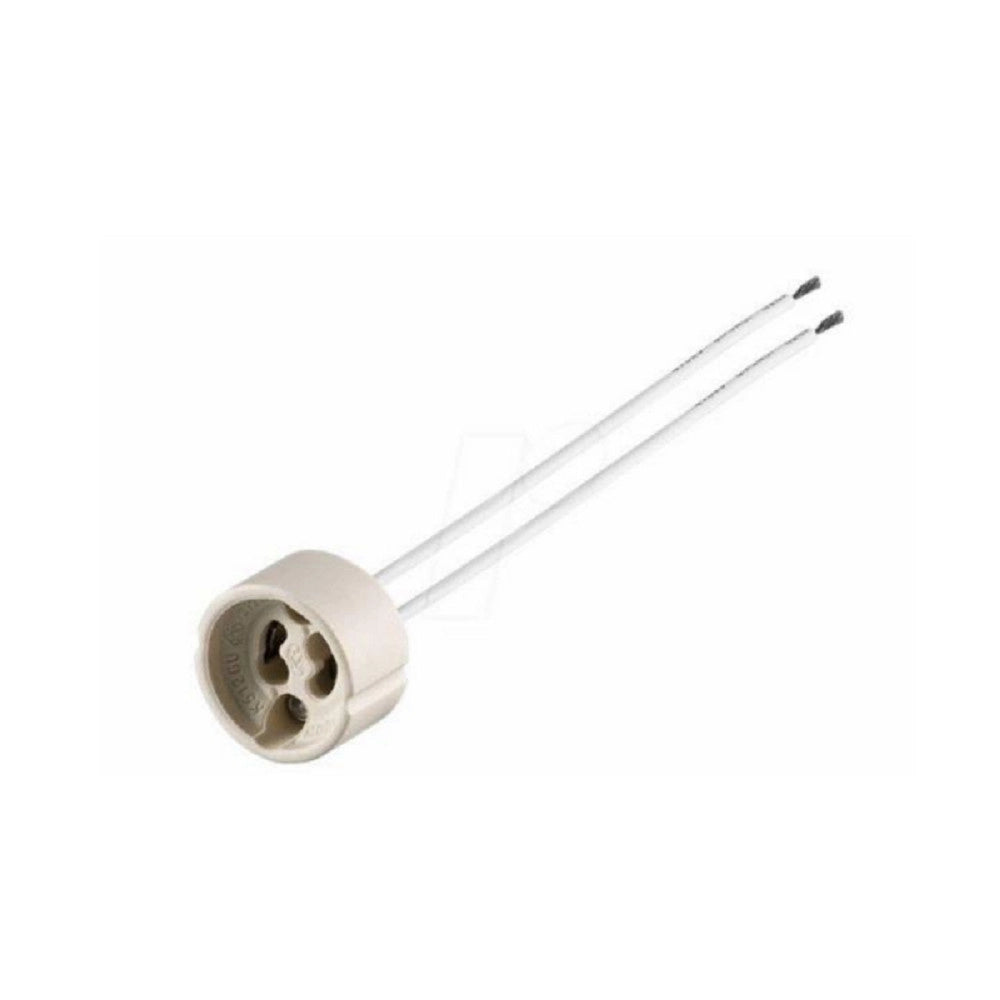 Trade Shop - Portalampada Con Attacco Gu10 Per Faretto Lampadina 220v Da Incasso In Ceramica -