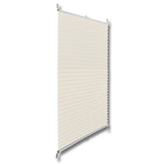 Tenda plissettata color crema 50 x 100 cm 4102196