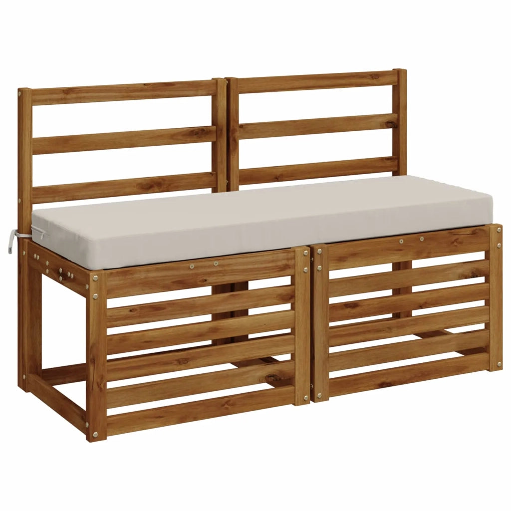 Cuscino per panchina SOEST 100% Poliestere Bianco 949666