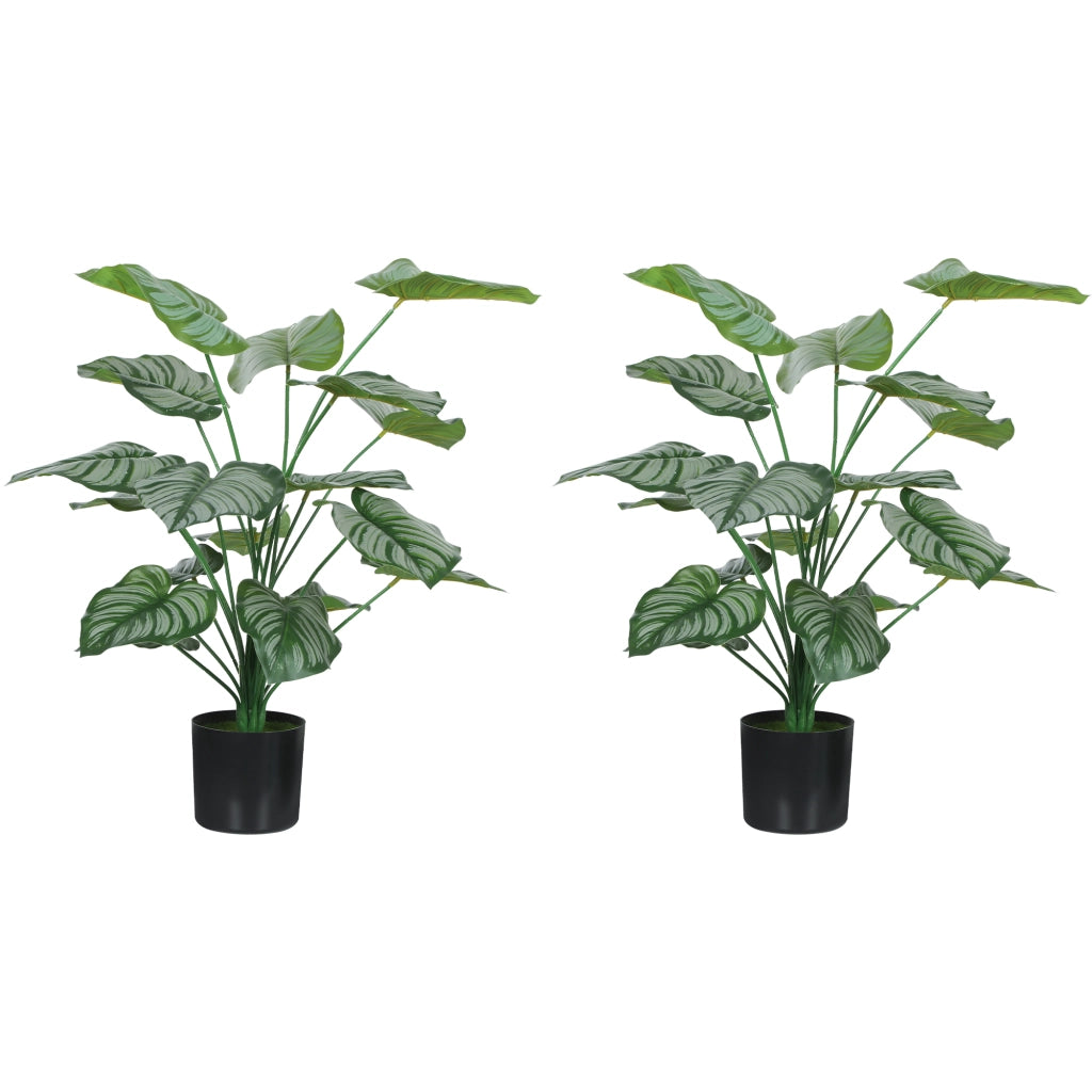 Pianta Artificiale Decorativa ¨C zephmum ¨C Verde 65 cm con Vaso