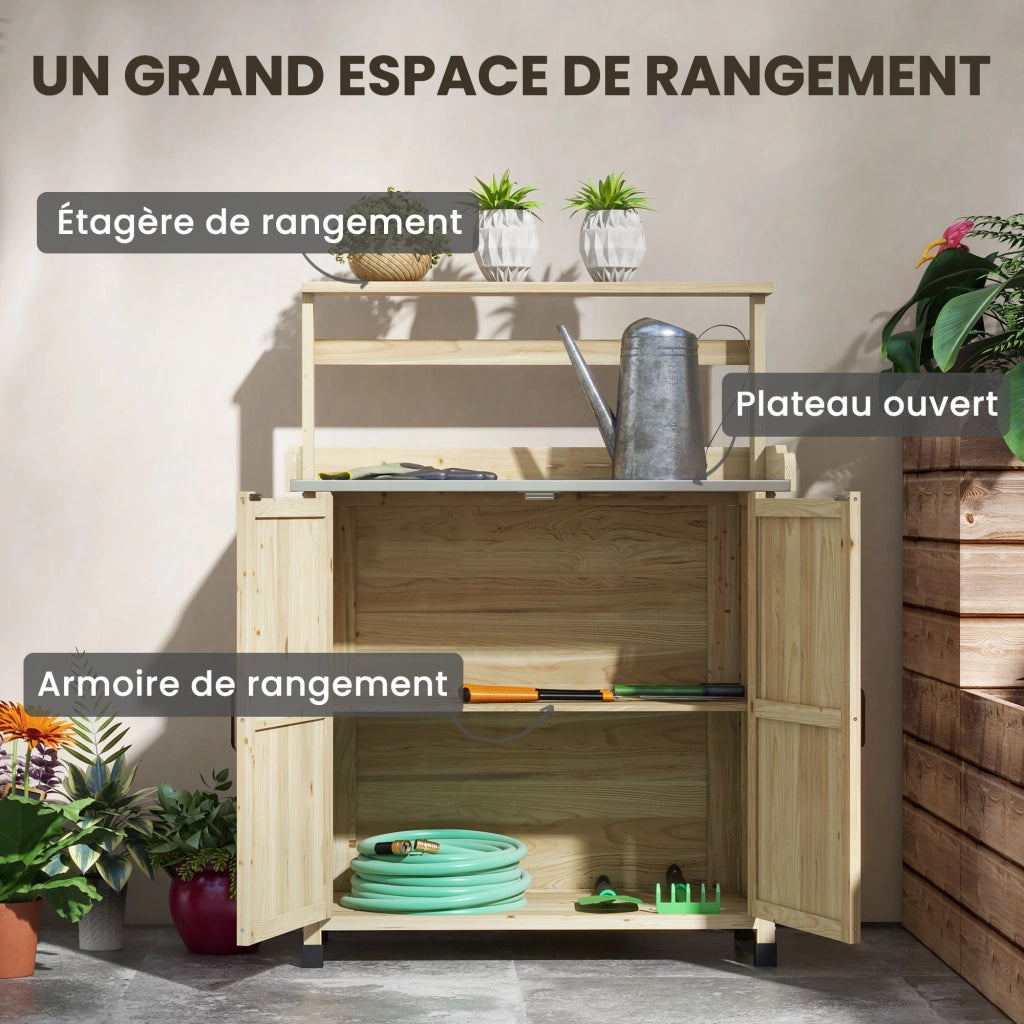Tavolo da lavoro ¨C Minimal ¨C 90.5x41x124.5 cm legno naturale