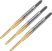 Tre punte di taglio a fluido M1,6 x 0,35 in titanio giallo - alesaggio a vite - acciaio HSS 6542