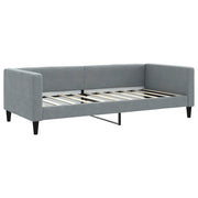 Letto singolo | Letto per adulti | Letto da Giorno Grigio Chiaro 90x190 cm in Tessuto