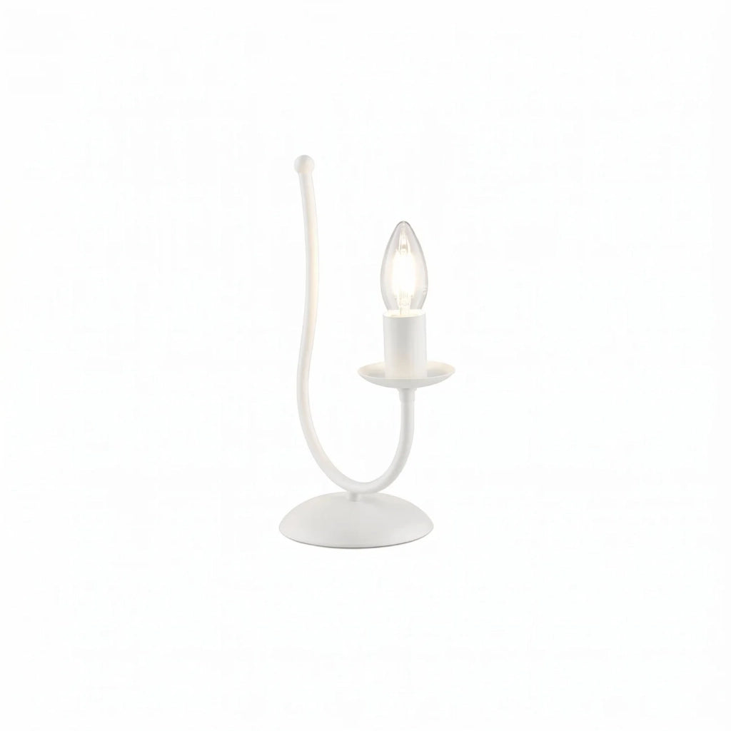 Lampada da Tavolo Botte 1 Luce Bianco LuceArt Classic