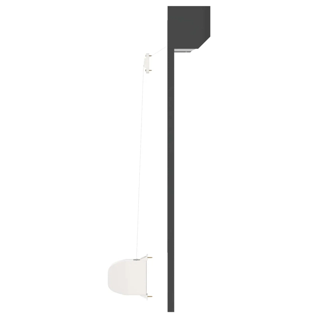 Persiana a rullo Antracite 100 x 100 cm Alluminio e poliuretano 42047065