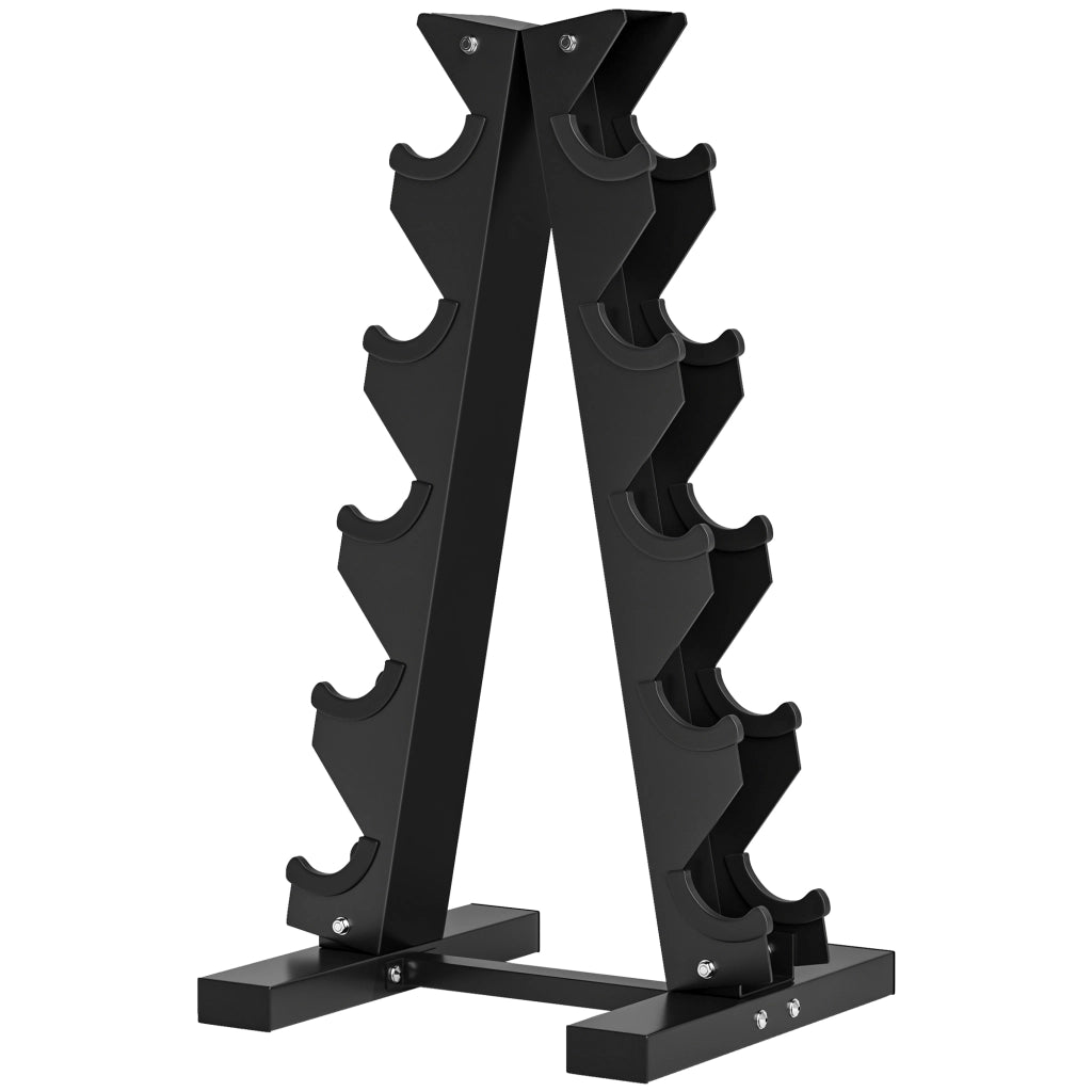 Rastrelliera Portamanubri 5 Livelli in Acciaio ¨C Xylo ¨C Nero, 35x33x66 cm