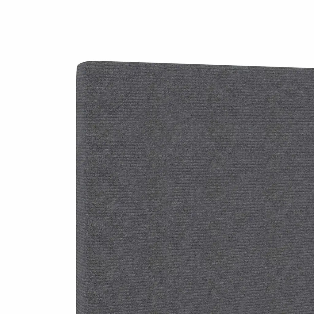 Testiera Grigio scuro 80 cm Tessuto in Cords 3337713