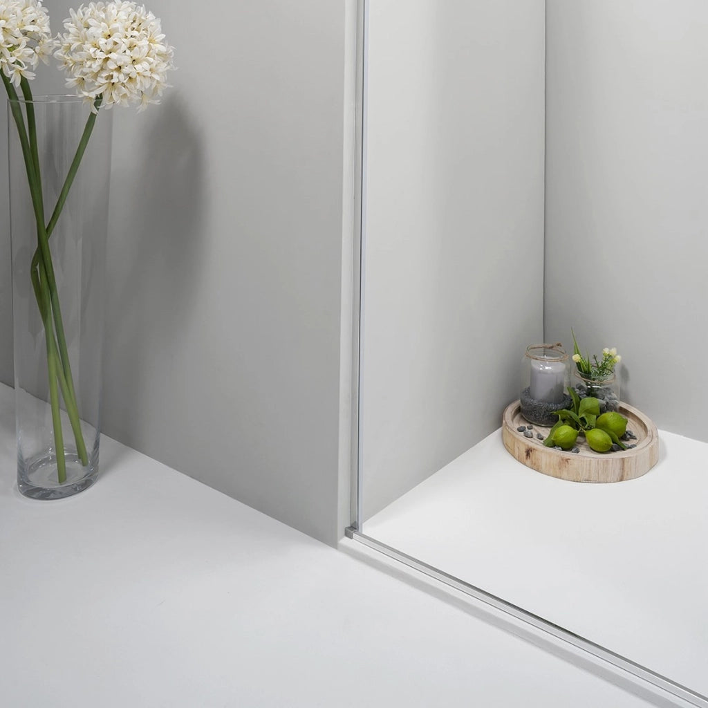 PORTA DOCCIA NICCHIA ELITE 90 CM BATTENTE TRASPARENTE