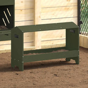 Mangiatoia per polli Verde oliva 81 x 32 x 53,5 cm 874619