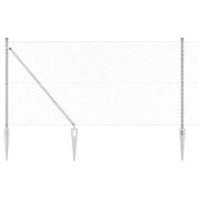 Palo della recinzione Argento 10 x 1 m (rete 40 x 40 mm)