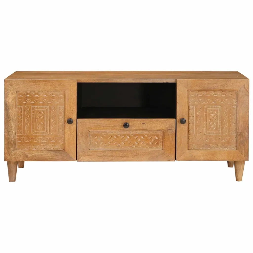 Unit¨¤ TV | Armadietto TV | Mobile Porta TV Marrone Chiaro 105 x 33 x 46 cm Legno multistrato
