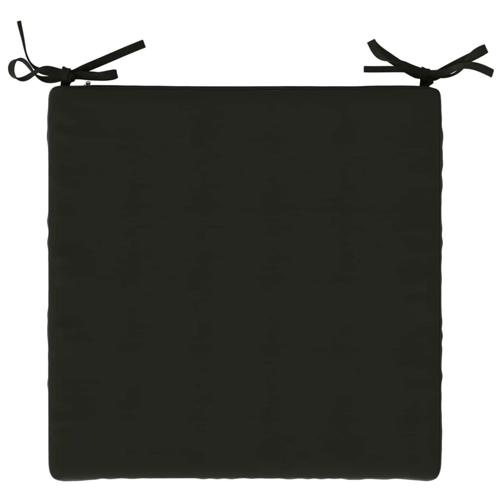 Cuscini per Sedia in 4 Pezzi SOEST 4 pz 100% Poliestere Nero 944397