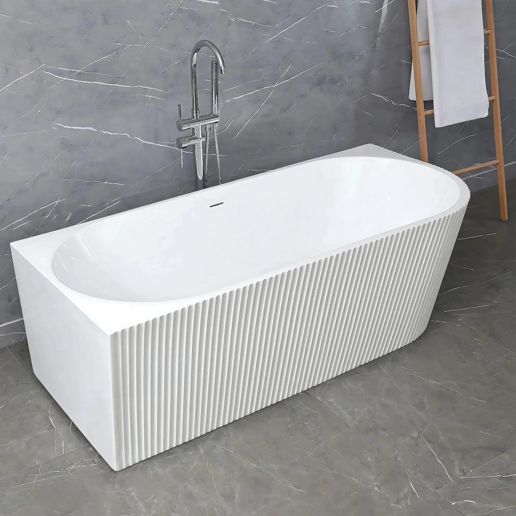 Vasca Bagno Wenus Sinistra 170cm Copritappo oro spazzolato