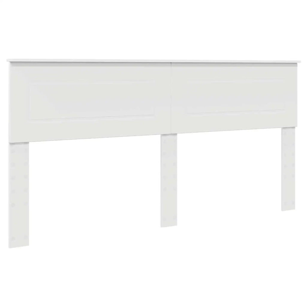 Struttura del letto-Giroletto-Rete del Letto Bianco 200 x 200 cm Legno multistrato 765549