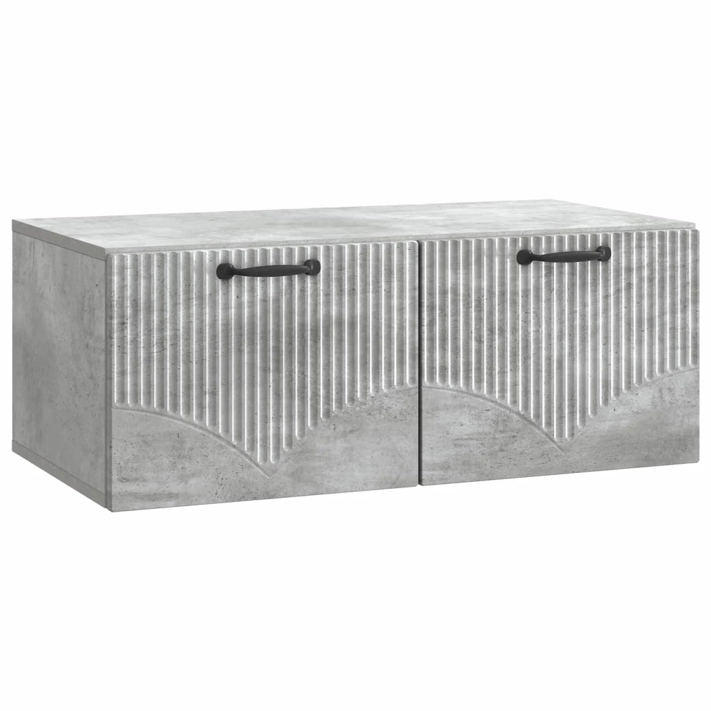 Mobile Porta TV da Muro Grigio Cemento 78,5 x 41 x 30 cm 899028
