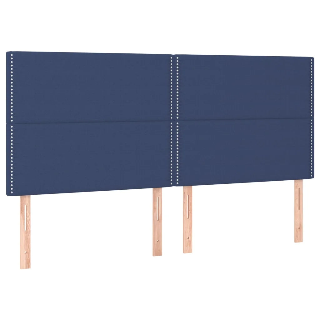 Giroletto a Molle con Materasso Blu 180x200 cm in Tessuto 3131935