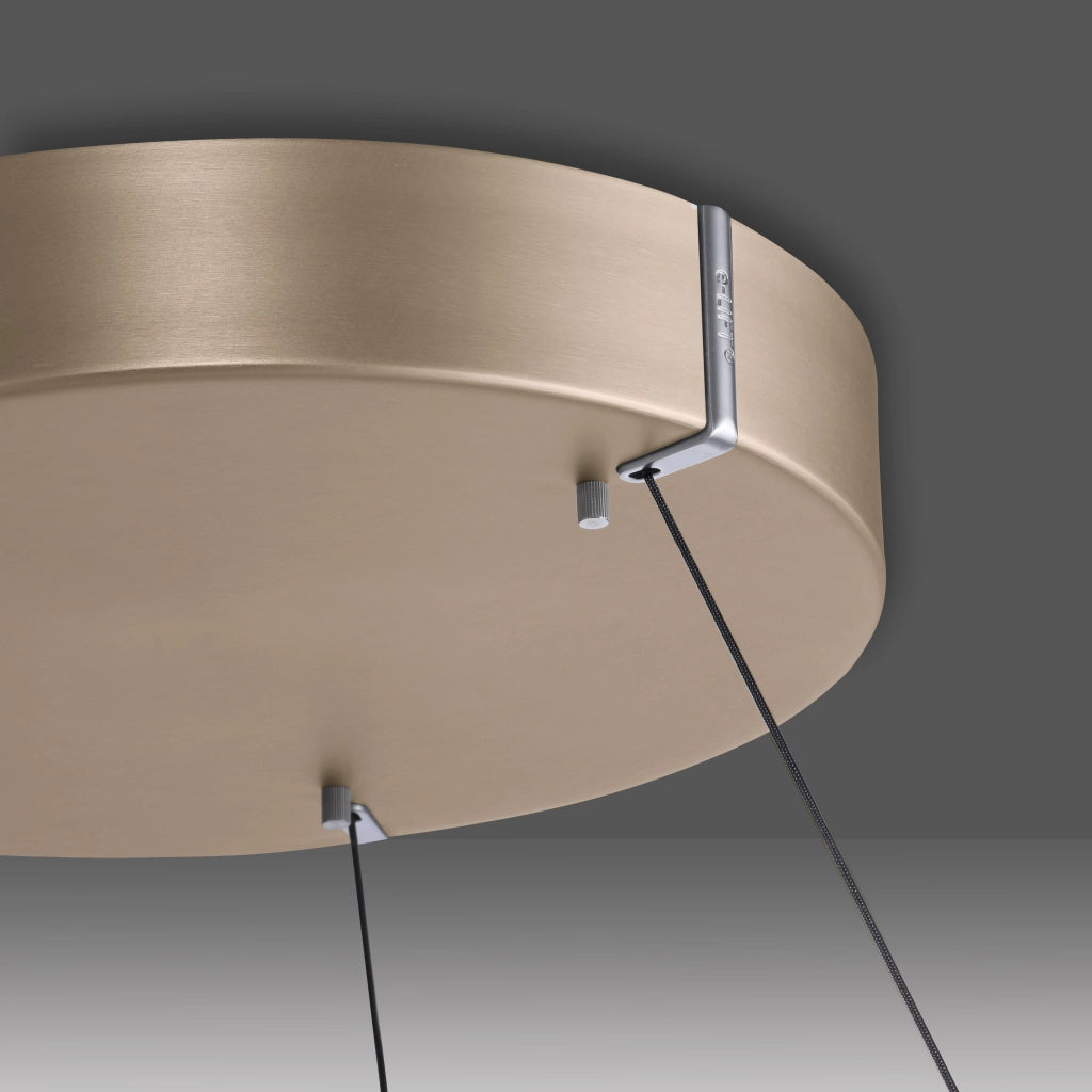 Sospensione anello ottone opaco LED 20W Paul Neuhaus