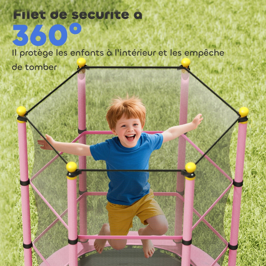 Trampolino Bambini ¨C Zephmum ¨C Rosa ? 140x190 cm